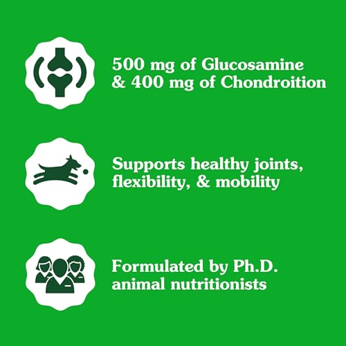 Greenies Hip & Joint Dog Supplements, Chicken Flavor - 80 Soft Chews - Image 5