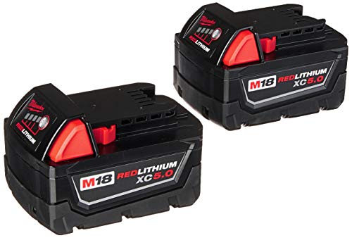 Milwaukee M18 RED LITHIUM XC 5.0 Ah Battery & Multi Voltage Charger Kit - Image 3