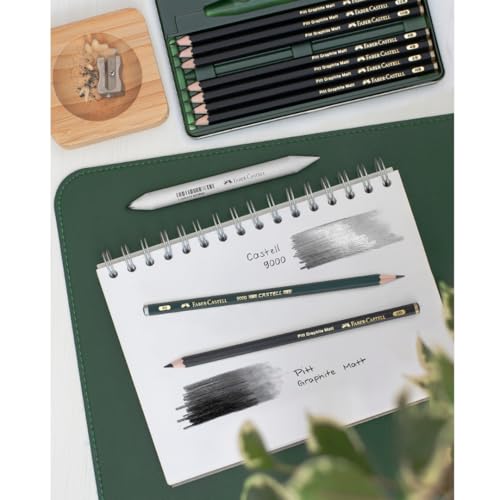 Faber-Castell Pitt Graphite Matte Pencil Set with Sketching Accessories - Image 6