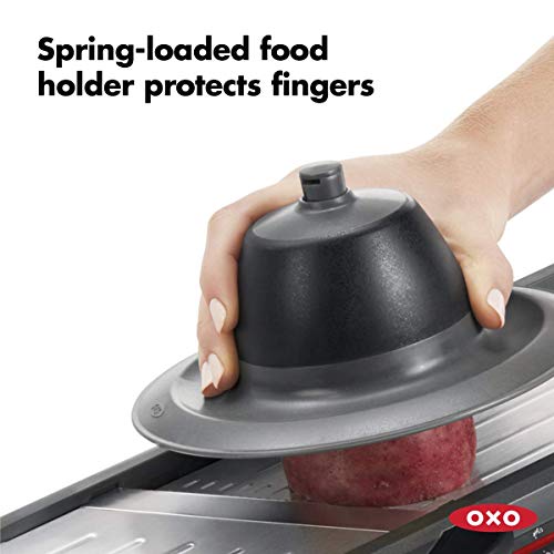 OXO Good Grips Chef's Mandoline Slicer 2.0, Black & Steel - Image 6