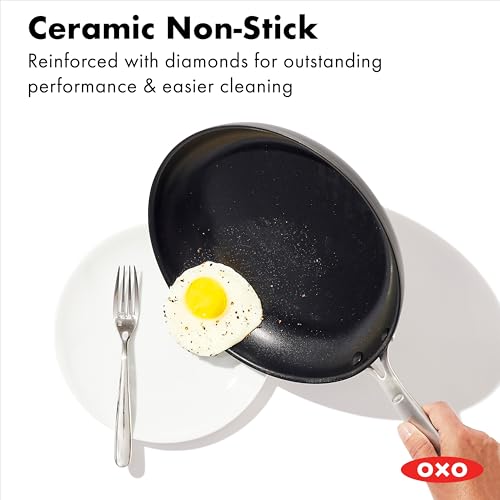 OXO Enhanced 10" Frying Pan Skillet - PFAS-Free & Durable - Image 2