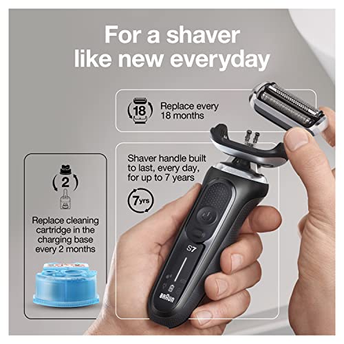 Braun Series 7 7085cc Rechargeable Wet & Dry Men's Electric Shaver - Image 11