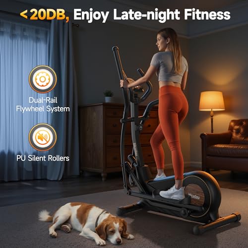 Niceday Elliptical Exercise Machine - Home Fitness with 16 Resistance Levels - Image 4