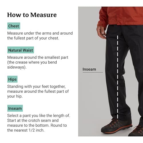 MARMOT Men's PreCip Eco Full Zip Pant - Black, Medium - Image 6