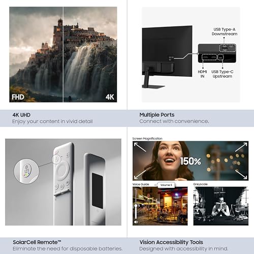 Samsung 32-inch M7 4K UHD Smart Monitor with Streaming & Gaming Hub - Image 8