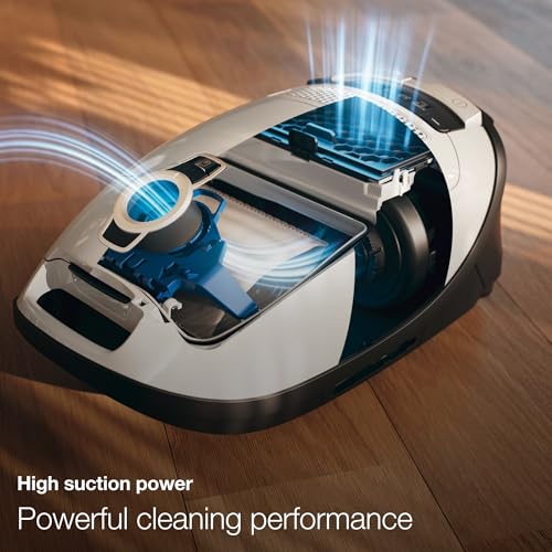 Miele Classic C1 Turbo Team Bagged Canister Vacuum - Tech Blue - Image 2