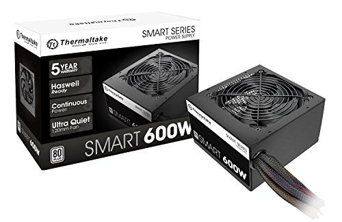 Thermaltake SMART 600W Power Supply - 80 Plus Certified