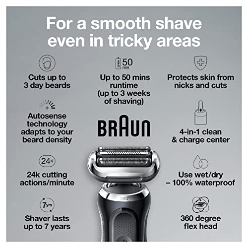 Braun Series 7 7085cc Rechargeable Wet & Dry Men's Electric Shaver - Image 3