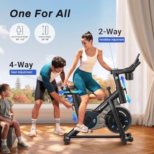 MERACH Exercise Bike with Exclusive App and Low Noise Design - Image 6
