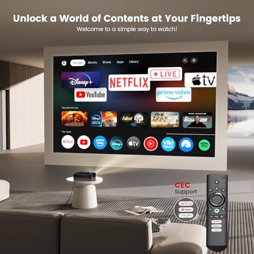 ONOAYO 4K Projector with WiFi 6 and Bluetooth - Netflix Licensed - Image 3
