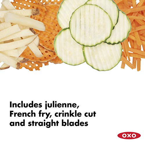 OXO Good Grips Chef's Mandoline Slicer 2.0, Black & Steel - Image 2