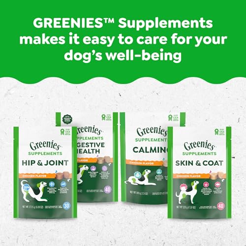 Greenies Hip & Joint Dog Supplements, Chicken Flavor - 80 Soft Chews - Image 13